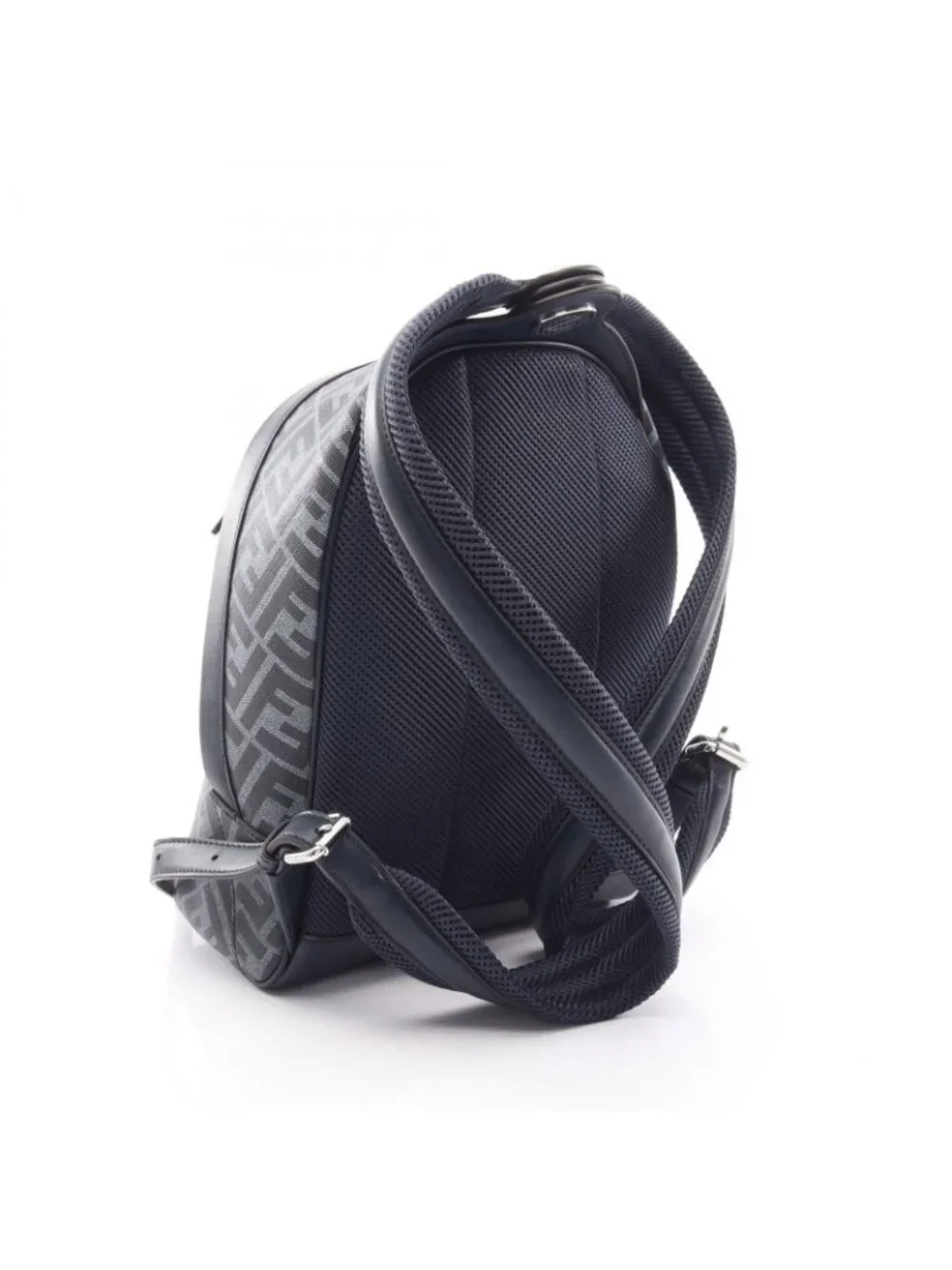 Fendi Backpack Diagonal Chiodo Small Leather
